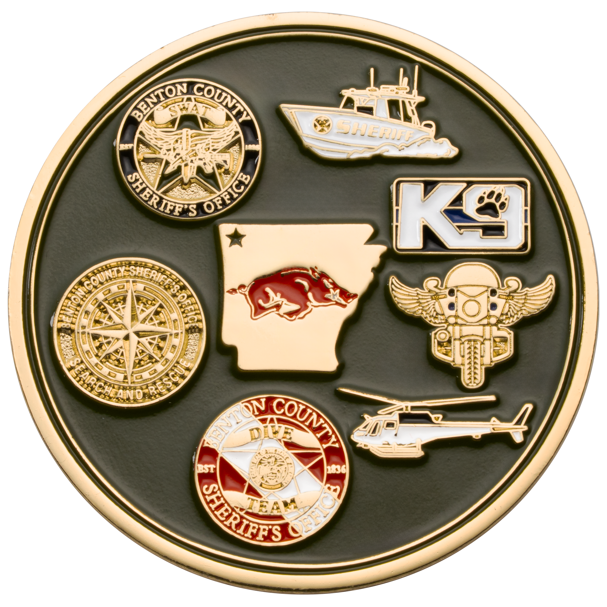 Color On Both Sides - Challenge Coins